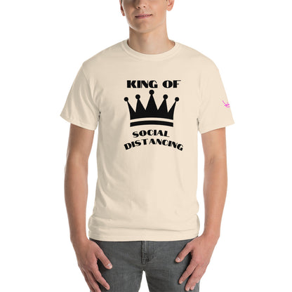 King of Social Distancing - Short Sleeve T-Shirt