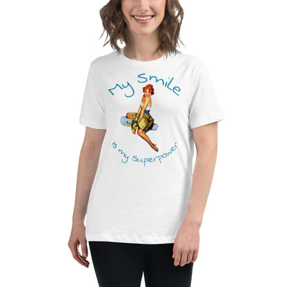 My Smile is my superpower - Women's Relaxed T-Shirt