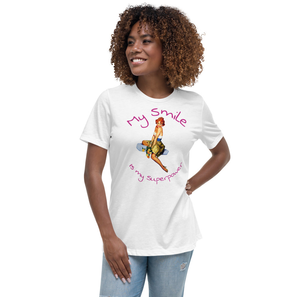 My Smile is my superpower - Women's Relaxed T-Shirt