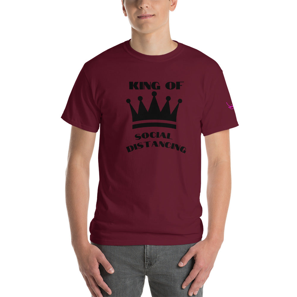 King of Social Distancing - Short Sleeve T-Shirt