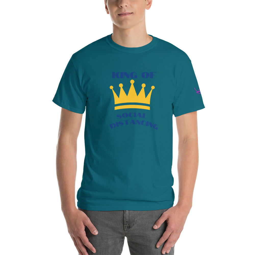 King of Social Distancing - Short Sleeve T-Shirt