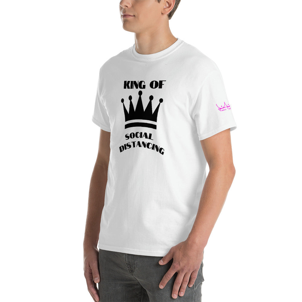 King of Social Distancing - Short Sleeve T-Shirt