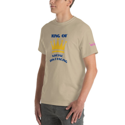 King of Social Distancing - Short Sleeve T-Shirt
