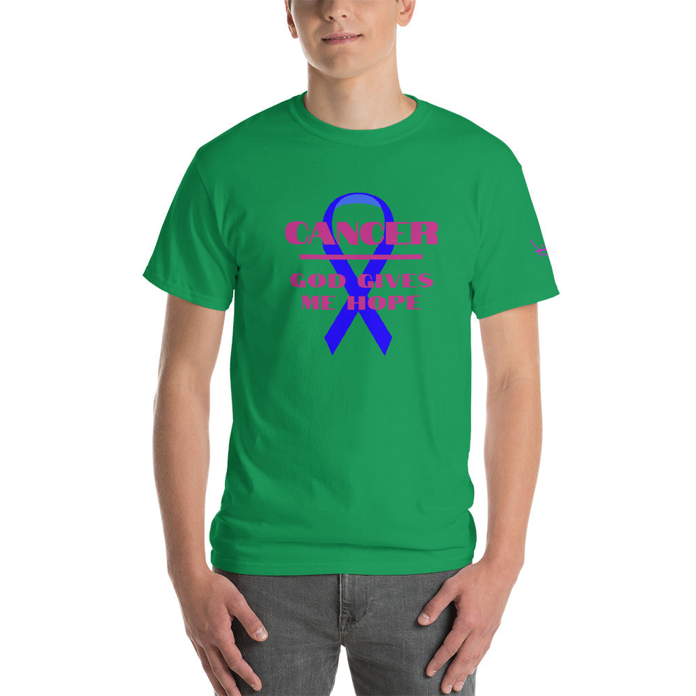 Cancer God Gives Me Hope - Short Sleeve T-Shirt