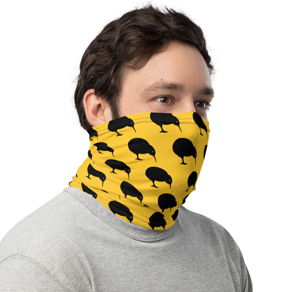 NZ Kiwi Full Yellow - Neck Gaiter