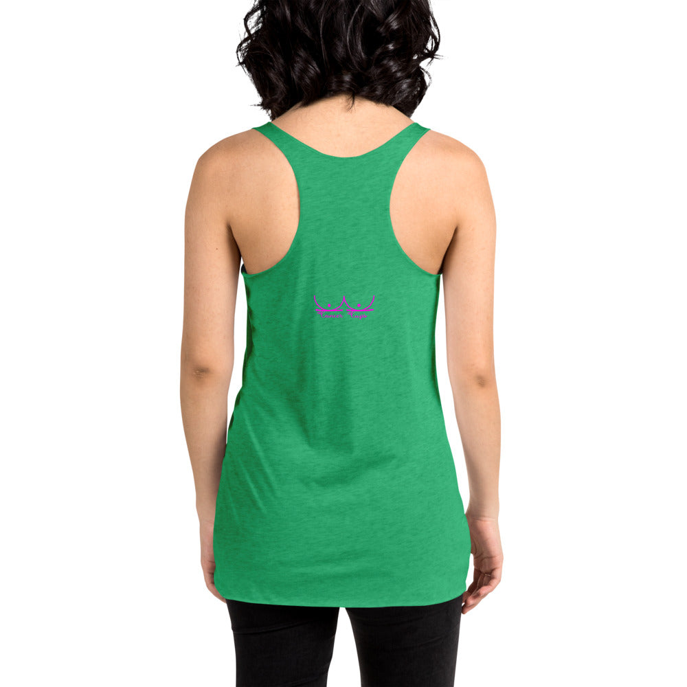Pink Cancer Unicorn- Women's Racerback Tank