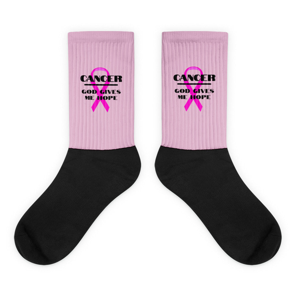 Cancer God Gives Me Hope Socks