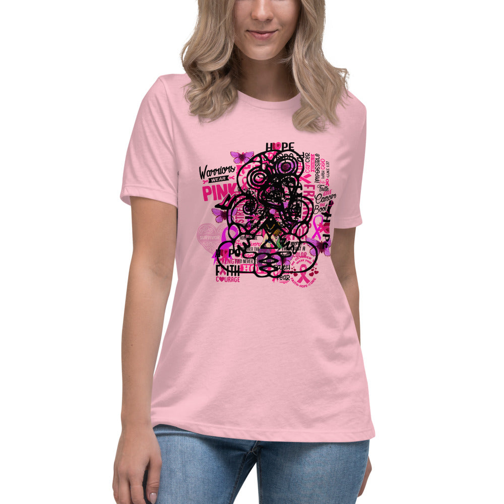 Breast Cancer Tiki - Women's Relaxed T-Shirt