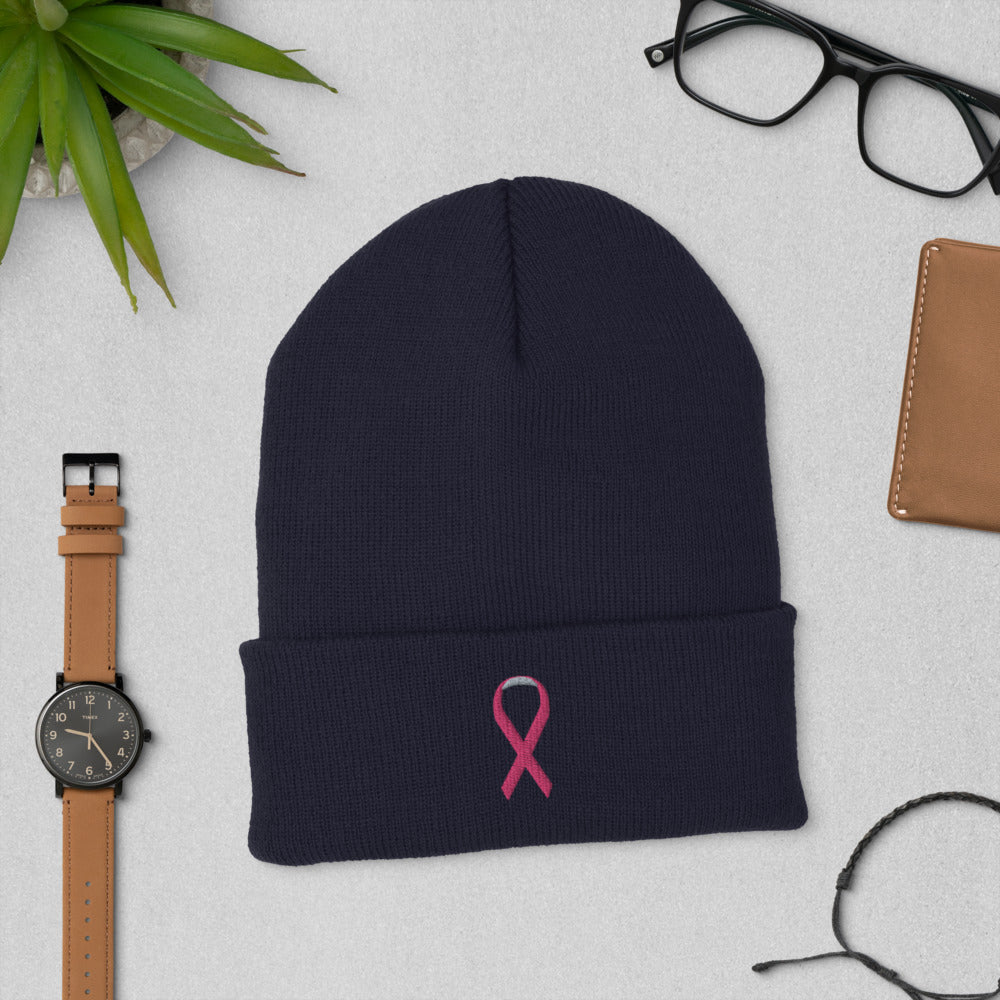 Breast Cancer - Cuffed Beanie