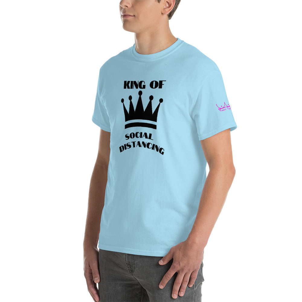 King of Social Distancing - Short Sleeve T-Shirt