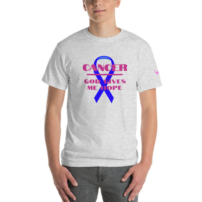 Cancer God Gives Me Hope - Short Sleeve T-Shirt