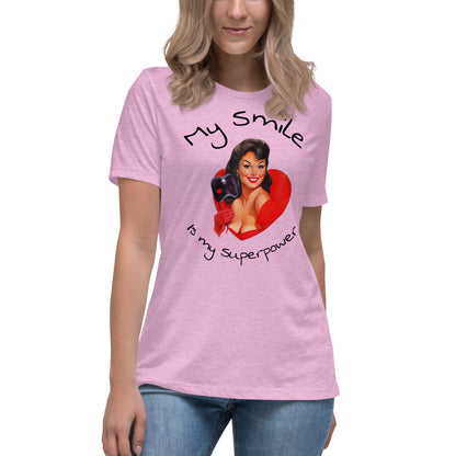 My Smile is my superpower - Women's Relaxed T-Shirt