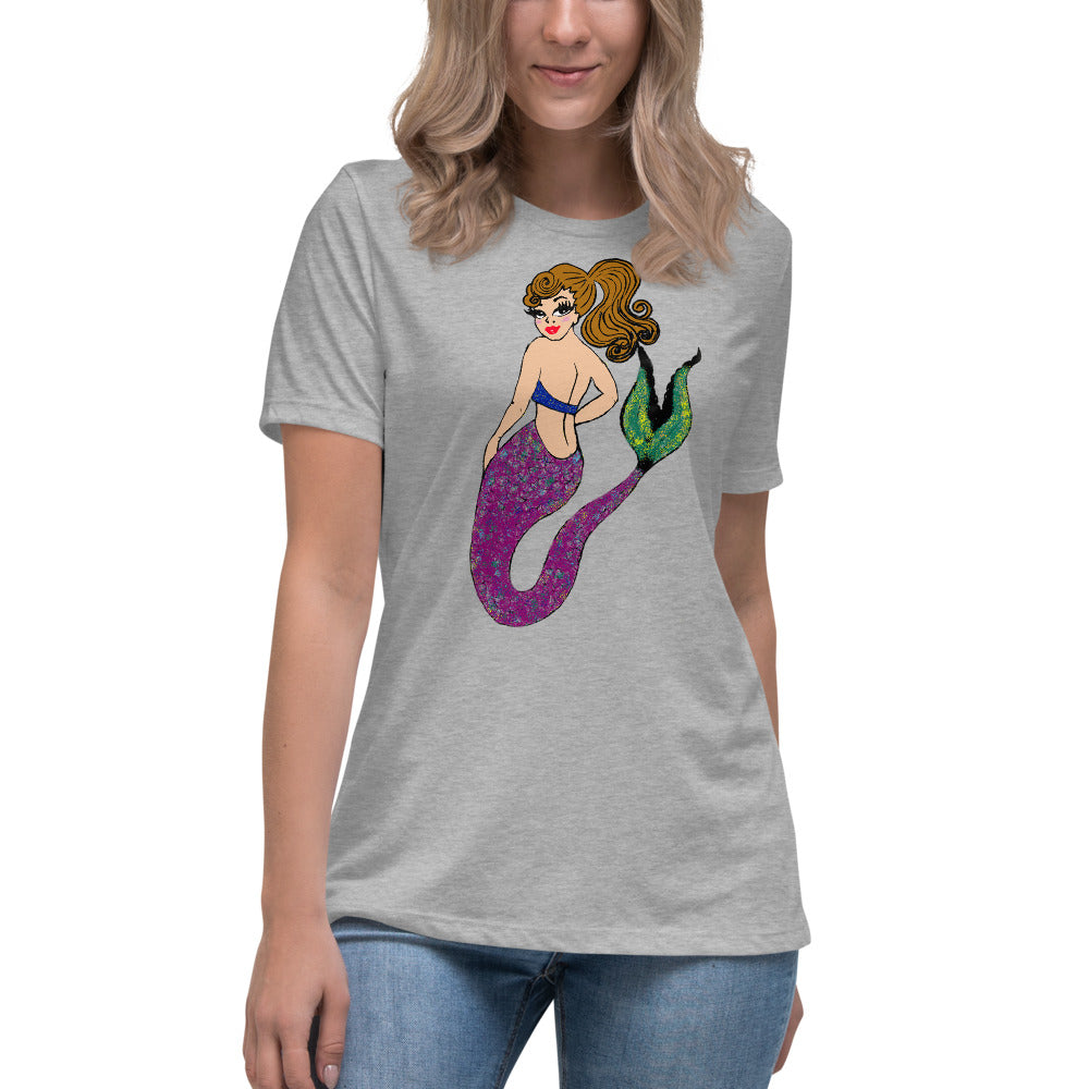 Mermaid -- Womens Relaxed T Shirt
