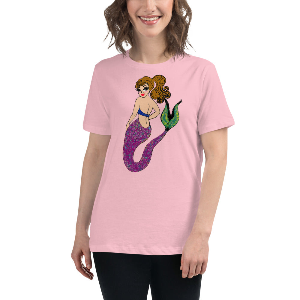 Mermaid -- Womens Relaxed T Shirt