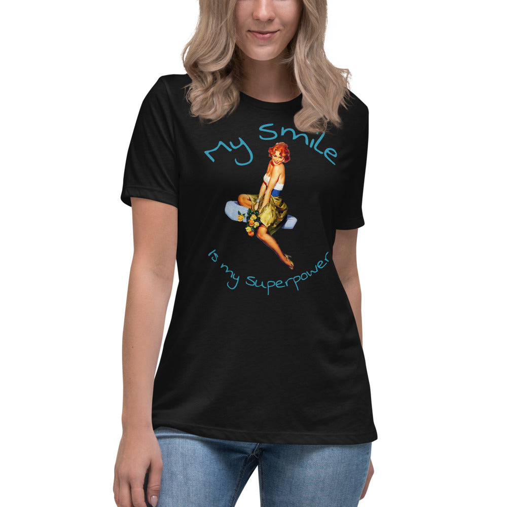 My Smile is my superpower - Women's Relaxed T-Shirt