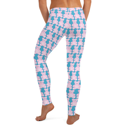 Pink Cancer Bear - Leggings