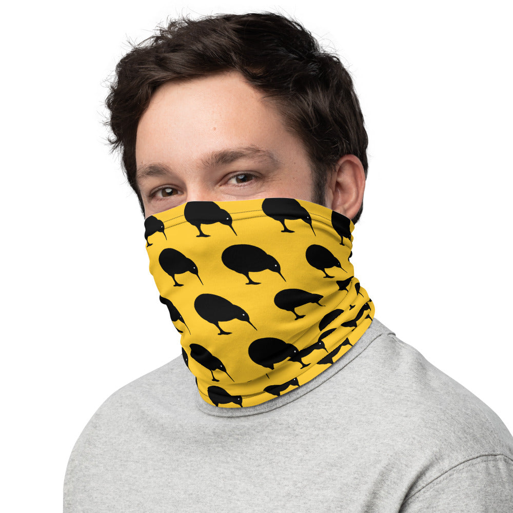 NZ Kiwi Full Yellow - Neck Gaiter