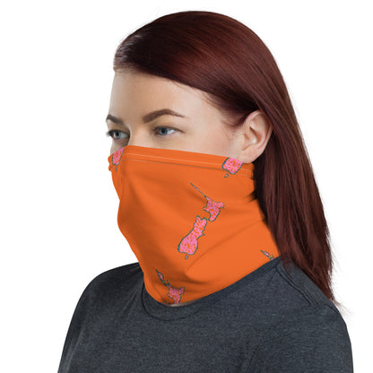 NZ Breast Cancer Orange - Neck Gaiter