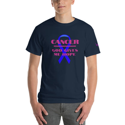 Cancer God Gives Me Hope - Short Sleeve T-Shirt