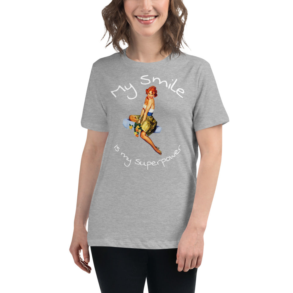 My Smile is my superpower - Women's Relaxed T-Shirt