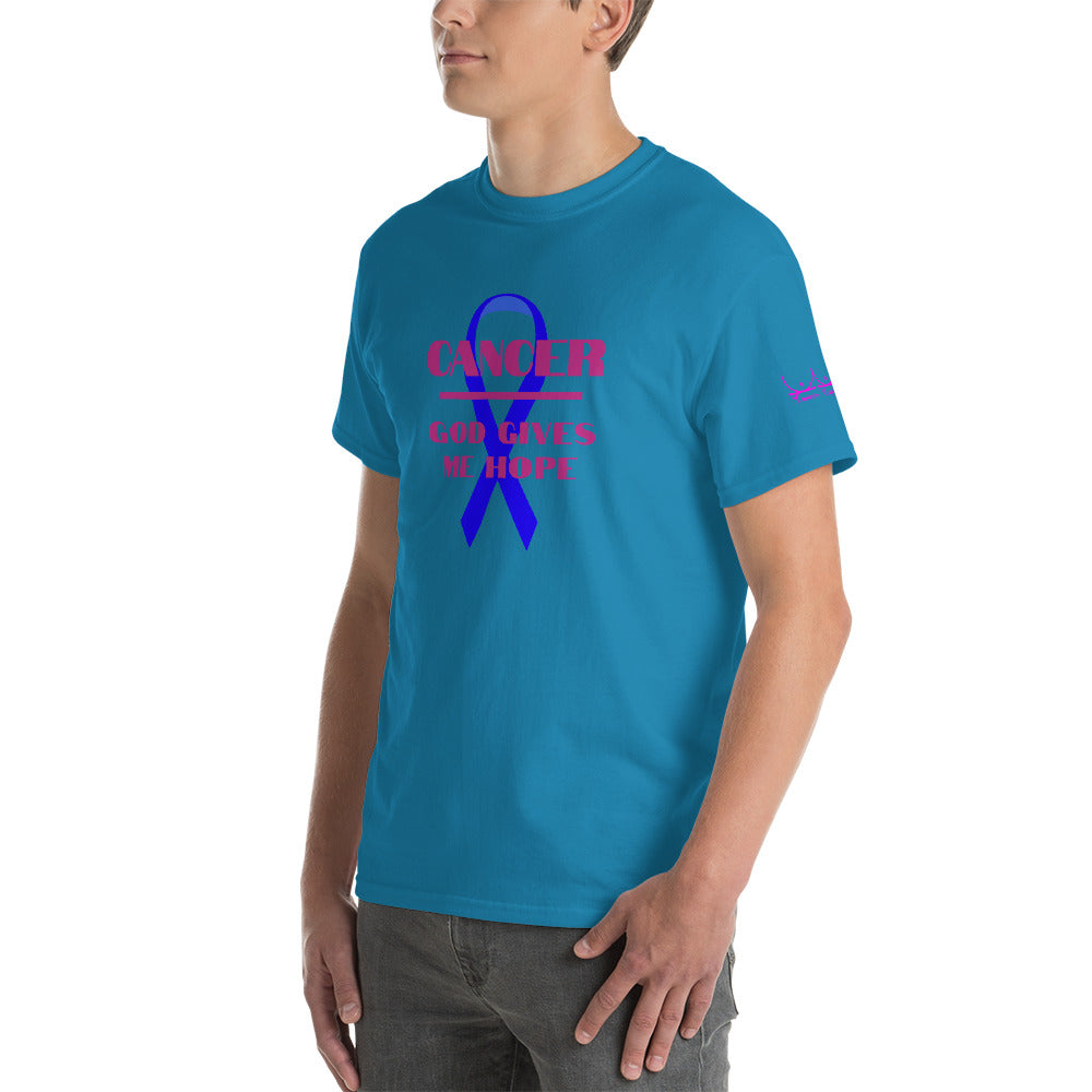 Cancer God Gives Me Hope - Short Sleeve T-Shirt