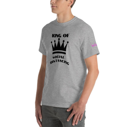 King of Social Distancing - Short Sleeve T-Shirt