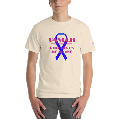 Cancer God Gives Me Hope - Short Sleeve T-Shirt