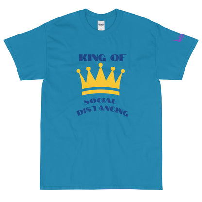 King of Social Distancing - Short Sleeve T-Shirt