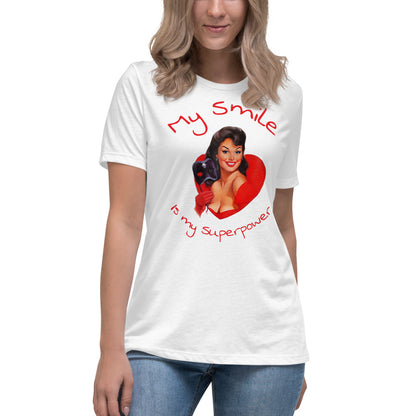 My Smile is my superpower - Women's Relaxed T-Shirt
