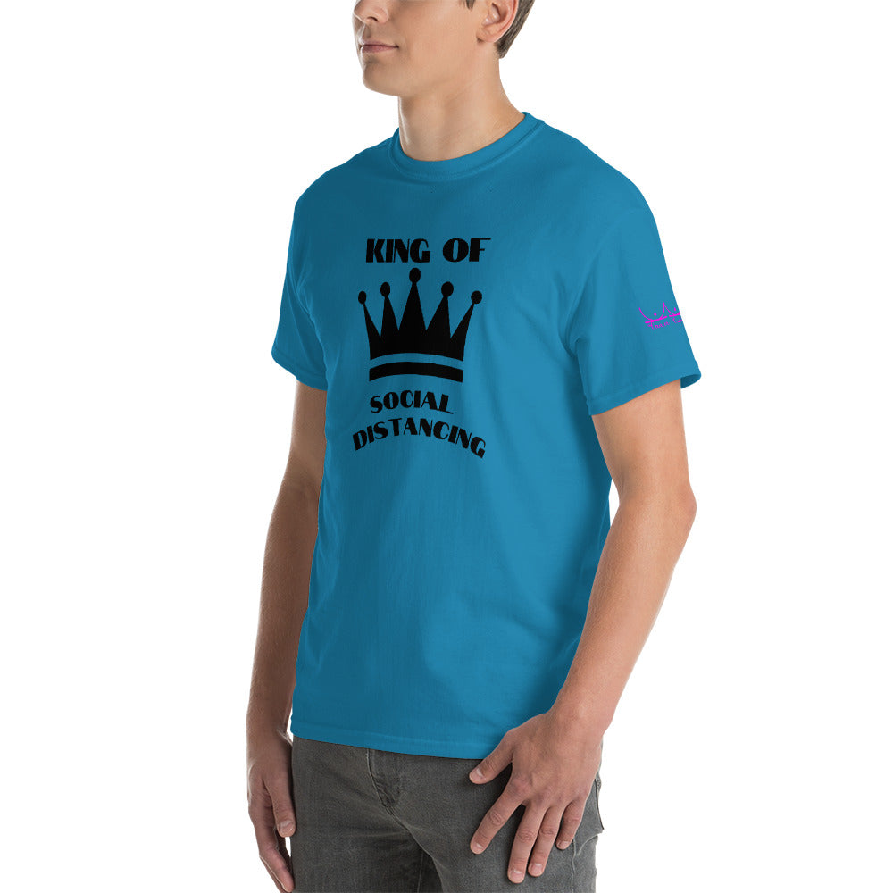 King of Social Distancing - Short Sleeve T-Shirt
