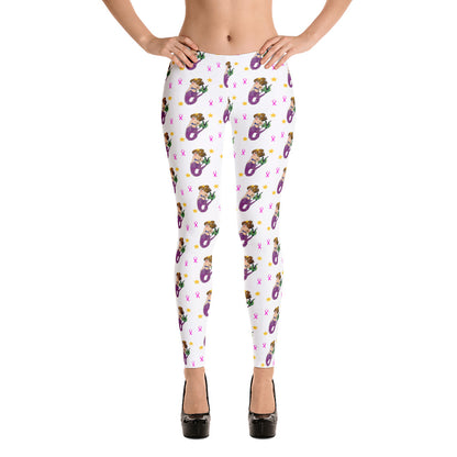 Breast Cancer Mermaid - Leggings