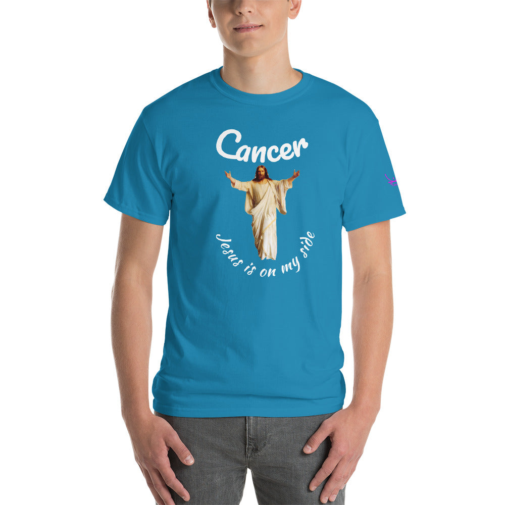 Cancer Jesus is on my Side - Short Sleeve T-Shirt