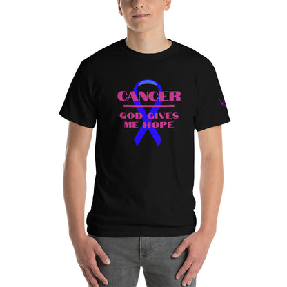 Cancer God Gives Me Hope - Short Sleeve T-Shirt