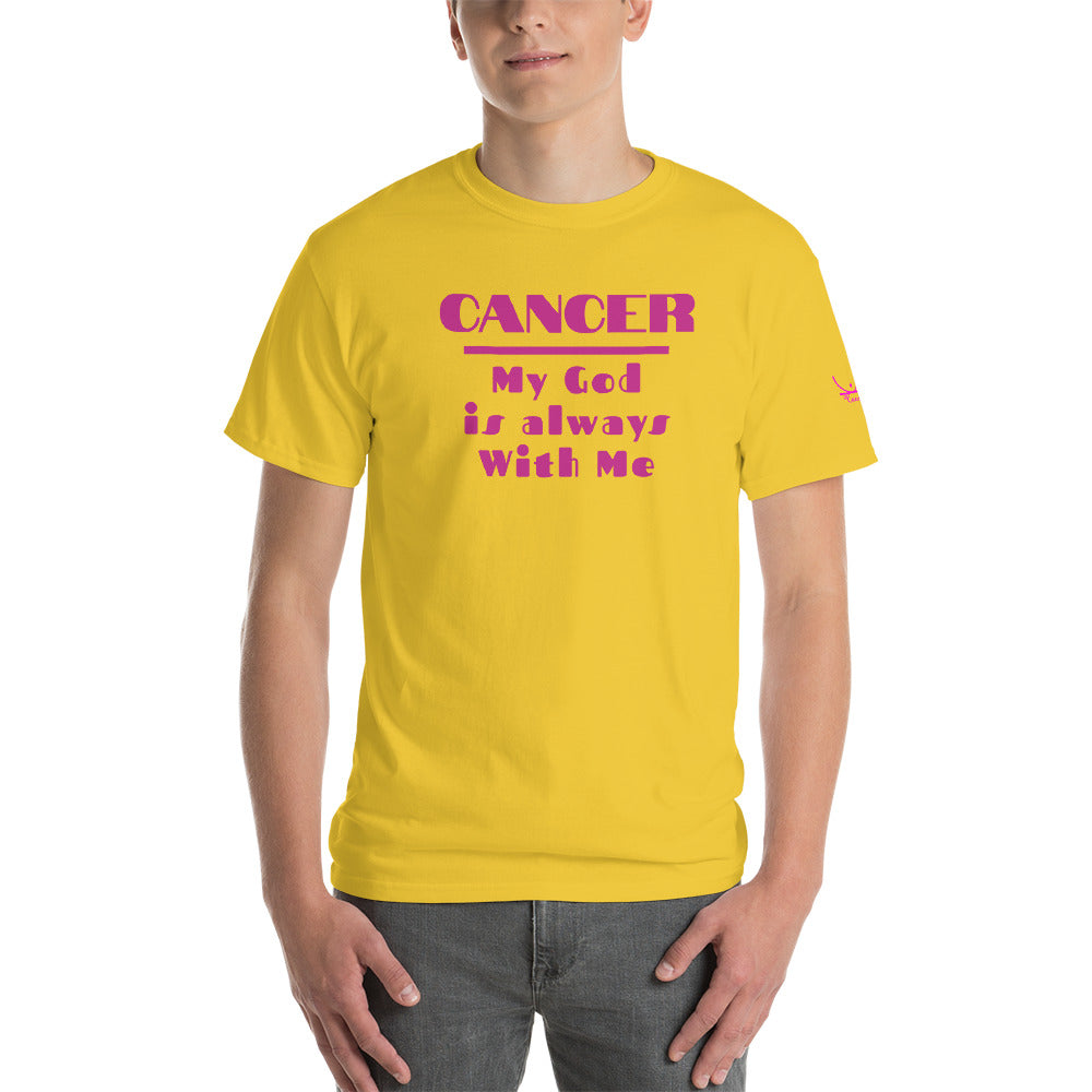 Cancer My God is always with me - Short Sleeve T-Shirt