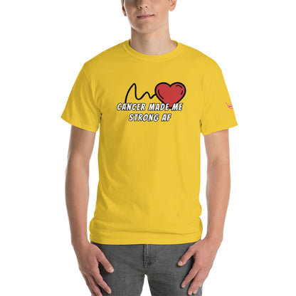 Cancer Made Me Strong AF - Short Sleeve T-Shirt