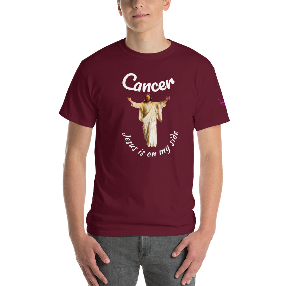 Cancer Jesus is on my Side - Short Sleeve T-Shirt