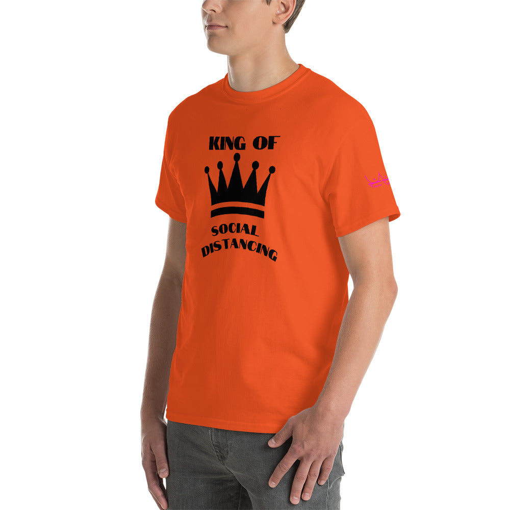 King of Social Distancing - Short Sleeve T-Shirt