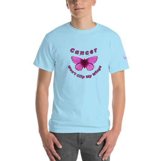 Cancer Won't Clip My Wings - Short Sleeve T-Shirt