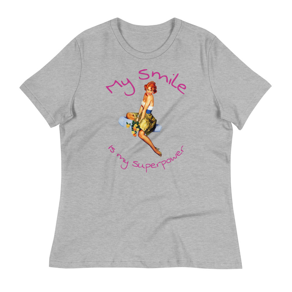 My Smile is my superpower - Women's Relaxed T-Shirt