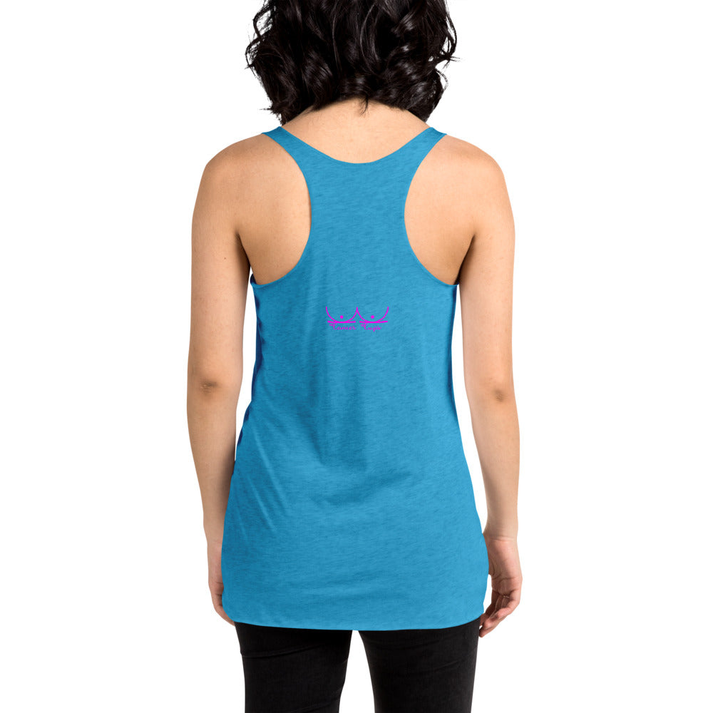 Pink Cancer Unicorn- Women's Racerback Tank
