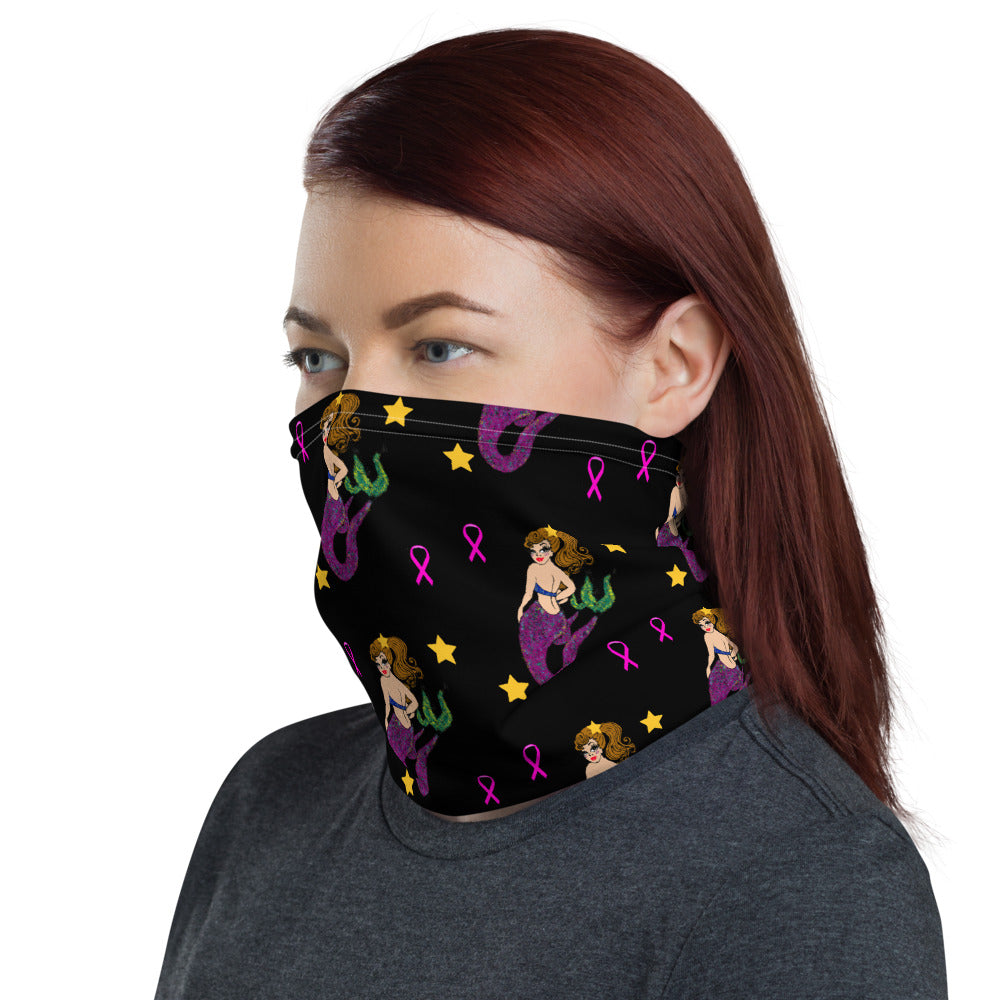 Mermaid Breast Cancer - Neck Gaiter