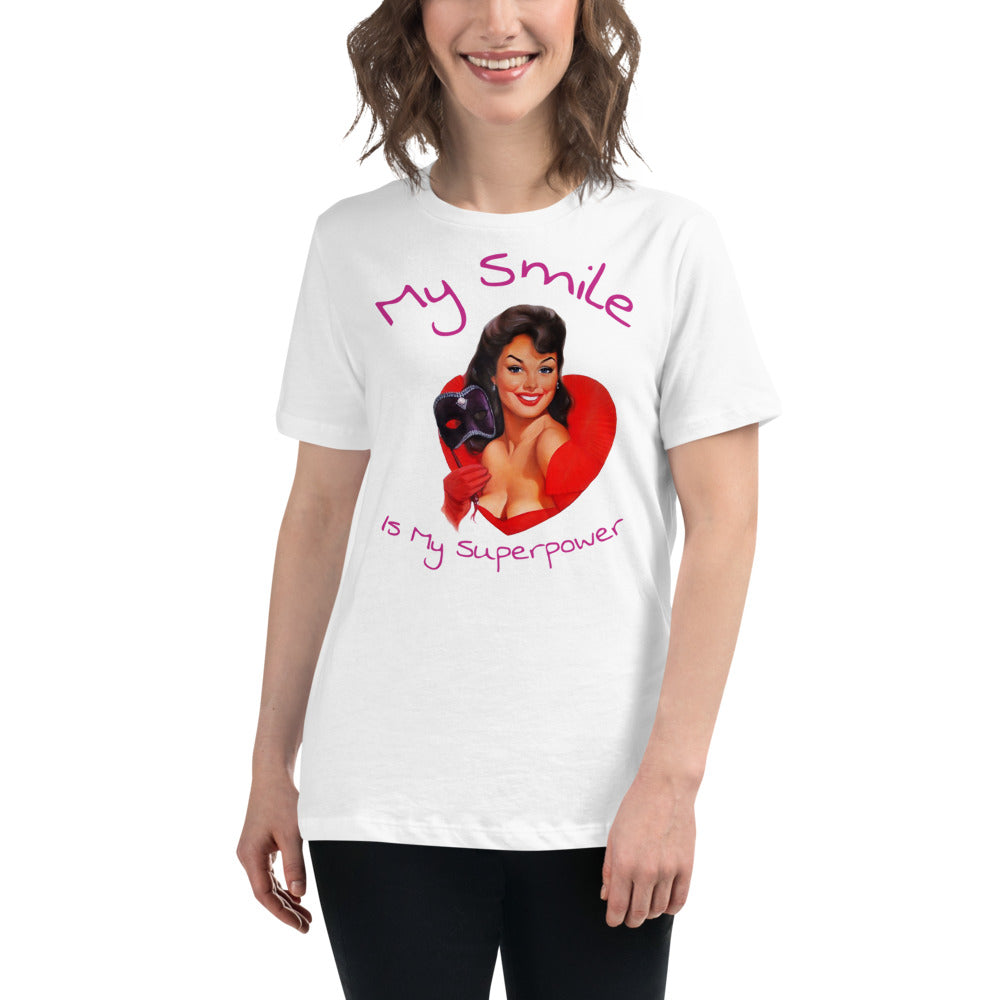 My Smile is my superpower - Women's Relaxed T-Shirt