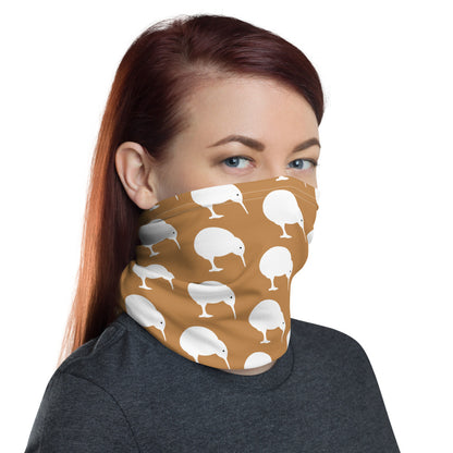 NZ Kiwi white Dark Nude - Neck Gaiter