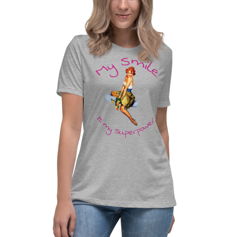 My Smile is my superpower - Women's Relaxed T-Shirt