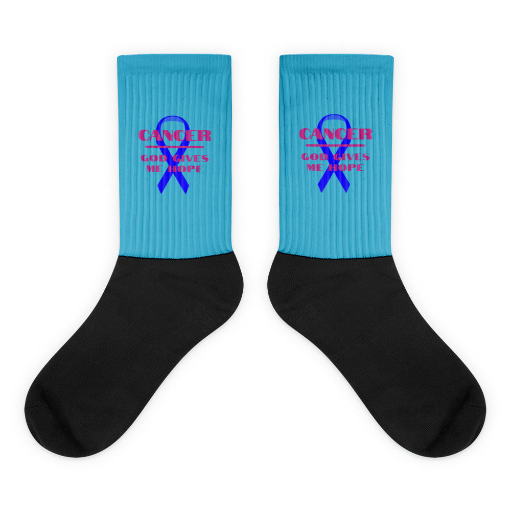 Cancer God Gives Me Hope My Cancer Fight Socks