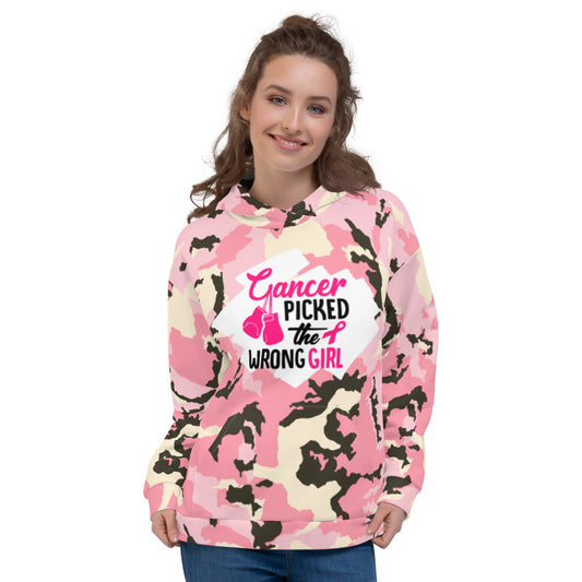 Cancer Picked the Wrong Girl - Unisex Hoodie