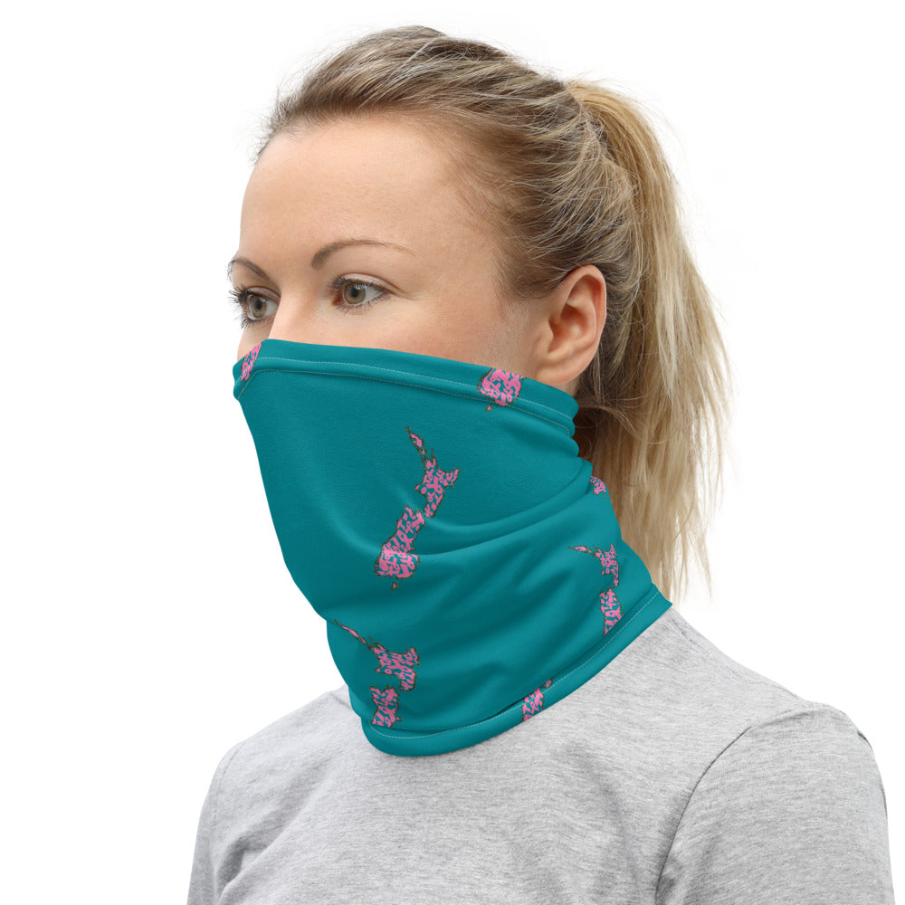 NZ Breast Cancer Light Blue - Neck Gaiter