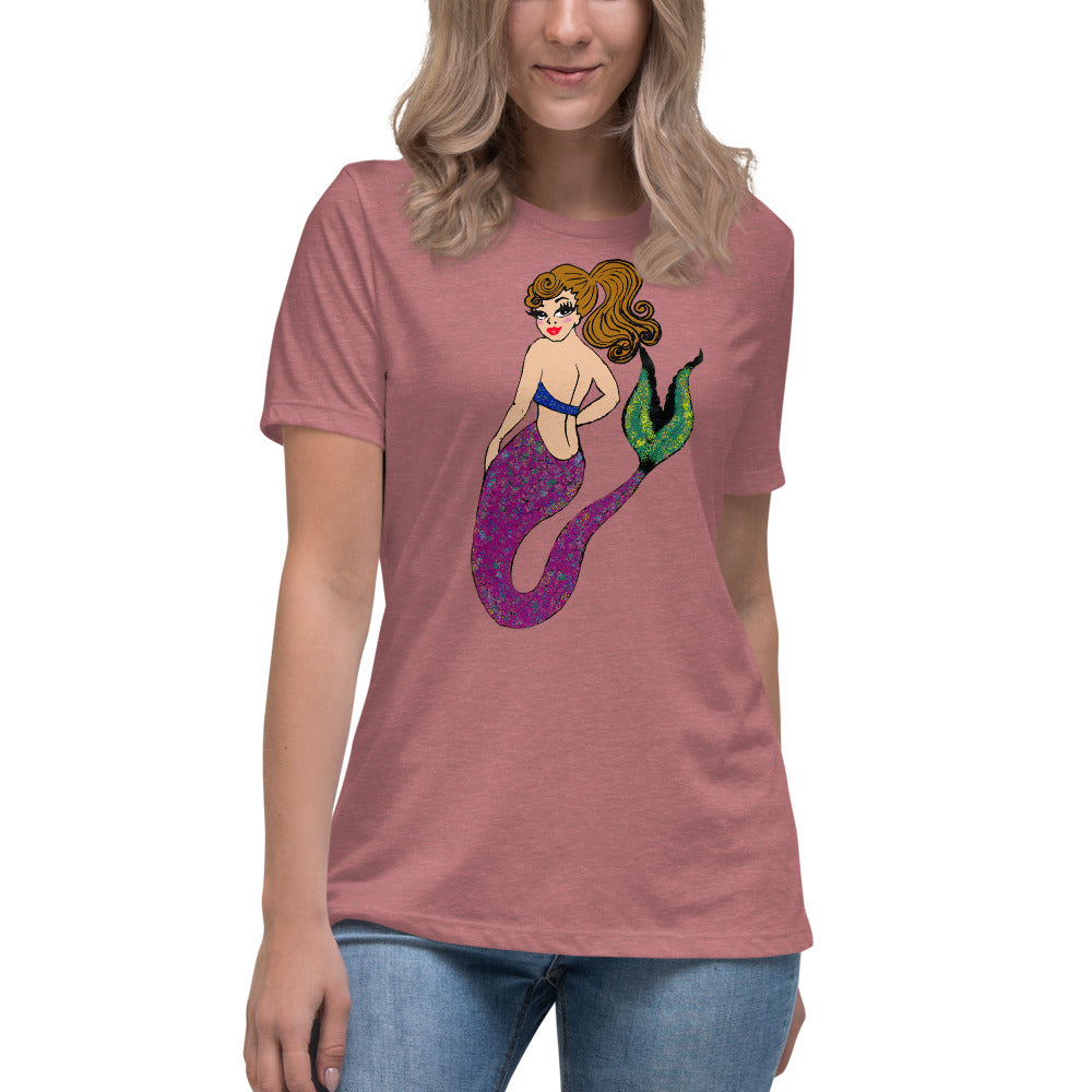 Mermaid -- Womens Relaxed T Shirt