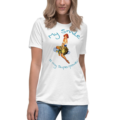 My Smile is my superpower - Women's Relaxed T-Shirt