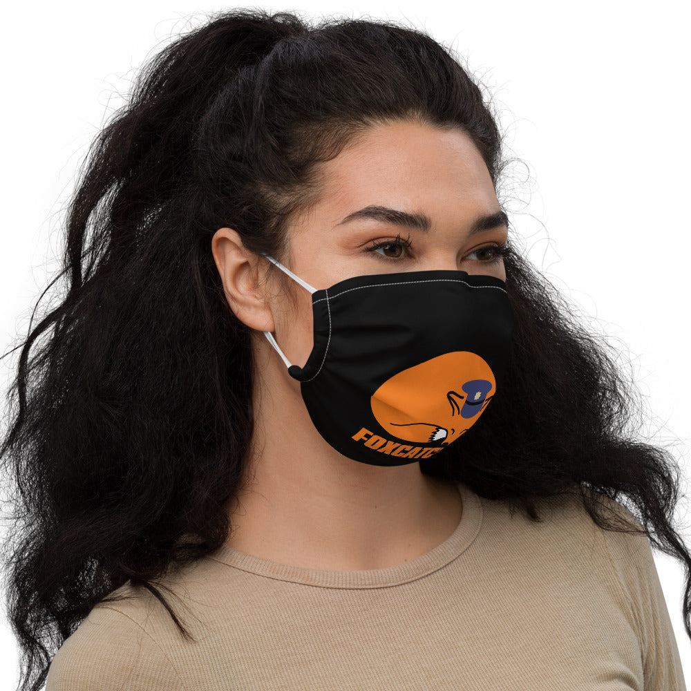 Foxcatchers Black Premium face mask